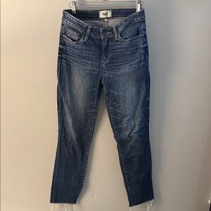 PAIGE Women's Indigo Cropped Jeans